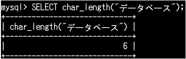 char_length関数1