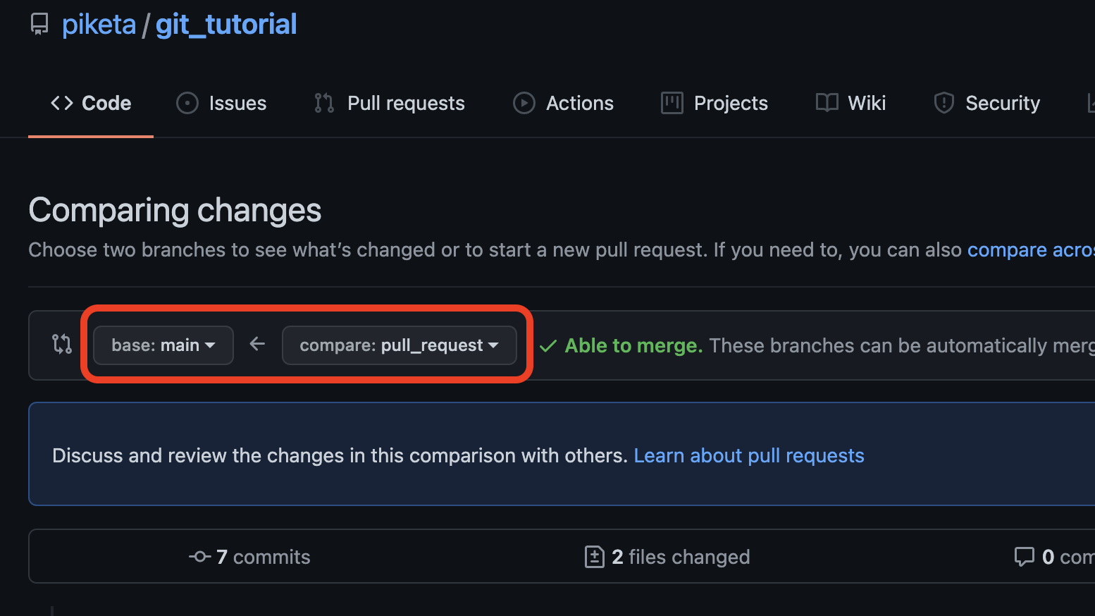 New pull request
